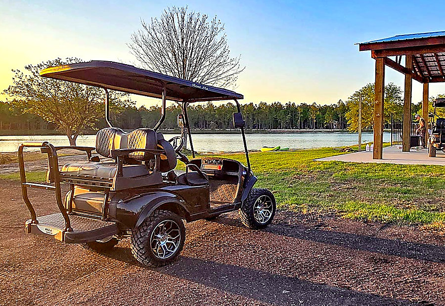 Easy roads and lakeside grounds at Lake LaCroix RV Resort in Bay St. Louis